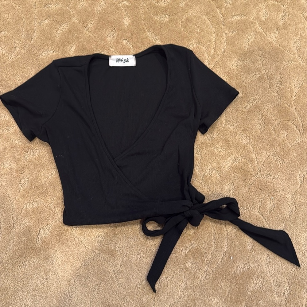 Black tie tee shirt